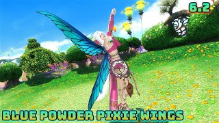 FFXIV Blue Powder Pixie Wings - Fashion Accessory