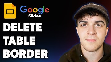 How to Delete Table Border in Google Slides (Full 2025 Guide)