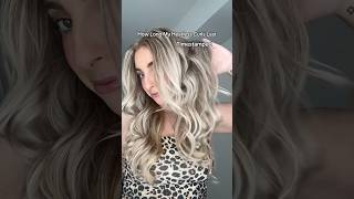 TIMESTAMPED Heatless Curls Throughout The Day #heatlesscurls #overnightcurls #heatlesshairstyles