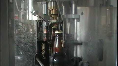 Small beer bottling line