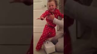 Christmas present fail...poor baby