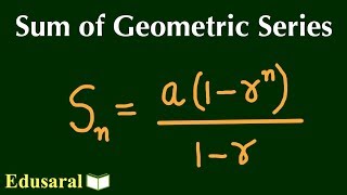 Sum of Geometric Series in Hindi | IIT JEE Concepts - Edusaral