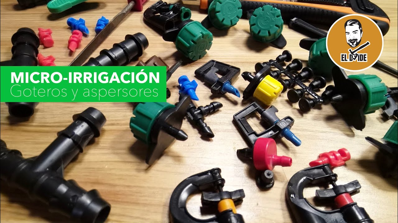 MICRO-IRRIGACIÓN  - Comparando goteros y aspersores de manera simple