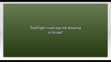 TestFlight crash log not showing in Xcode?