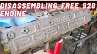 Disassembling a FREE 928 engine for inspection!