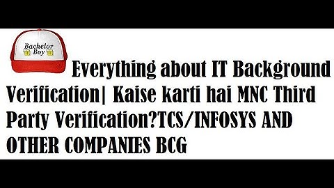 TCS,INFOSYS, Others IT ONBOARDING update 2023 | IT Background Verification through PF | 3 party?