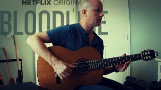 Video thumbnail of "Bloodline (Netflix): The Water Lets You In | fingerstyle guitar + TAB"