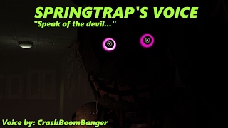 [SFM FNaF] Springtrap's Voice Resimi