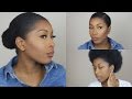 Faux Bun| Short Natural Hair