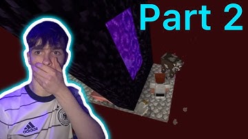 Going to the nether in 1 block skyblock part 2