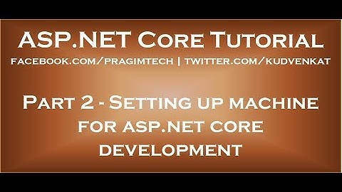 Machine instellen voor ASP.NET Core-ontwikkeling