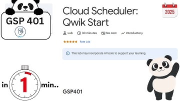 Cloud Scheduler: Qwik Start | #GSP401 | Arcade Trivia April 2025 Week 3 |  #qwiklabs | Easy solution
