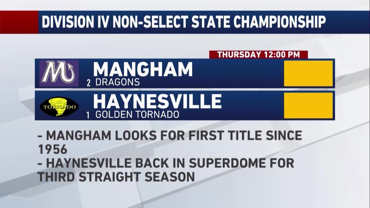 Mangham Dragons go against Haynesville Golden Tornadoes for first state ...