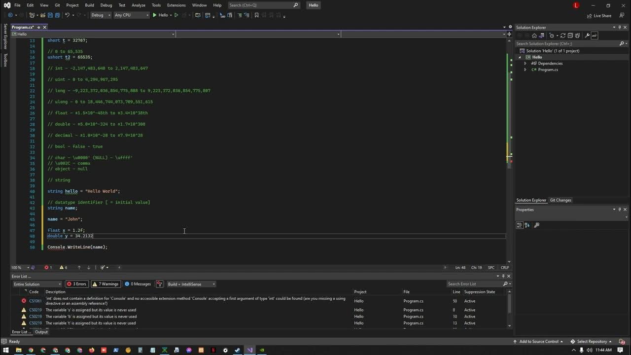 C# Variables - YouTube