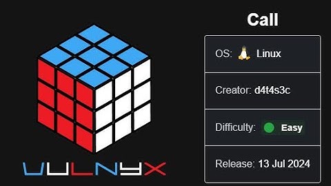 Call Walkthrough - Vulnyx