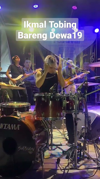 Ikmal Tobing Main Drum Bareng Dewa 19 #shorts