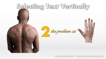 207 Selecting Text Vertically