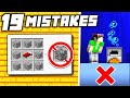 19 Stupid Mistakes That Only NOOBS Could Make in Minecraft