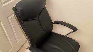 Modern Comfort Verismo Bonded Leather High-Back Executive Chair Showcase