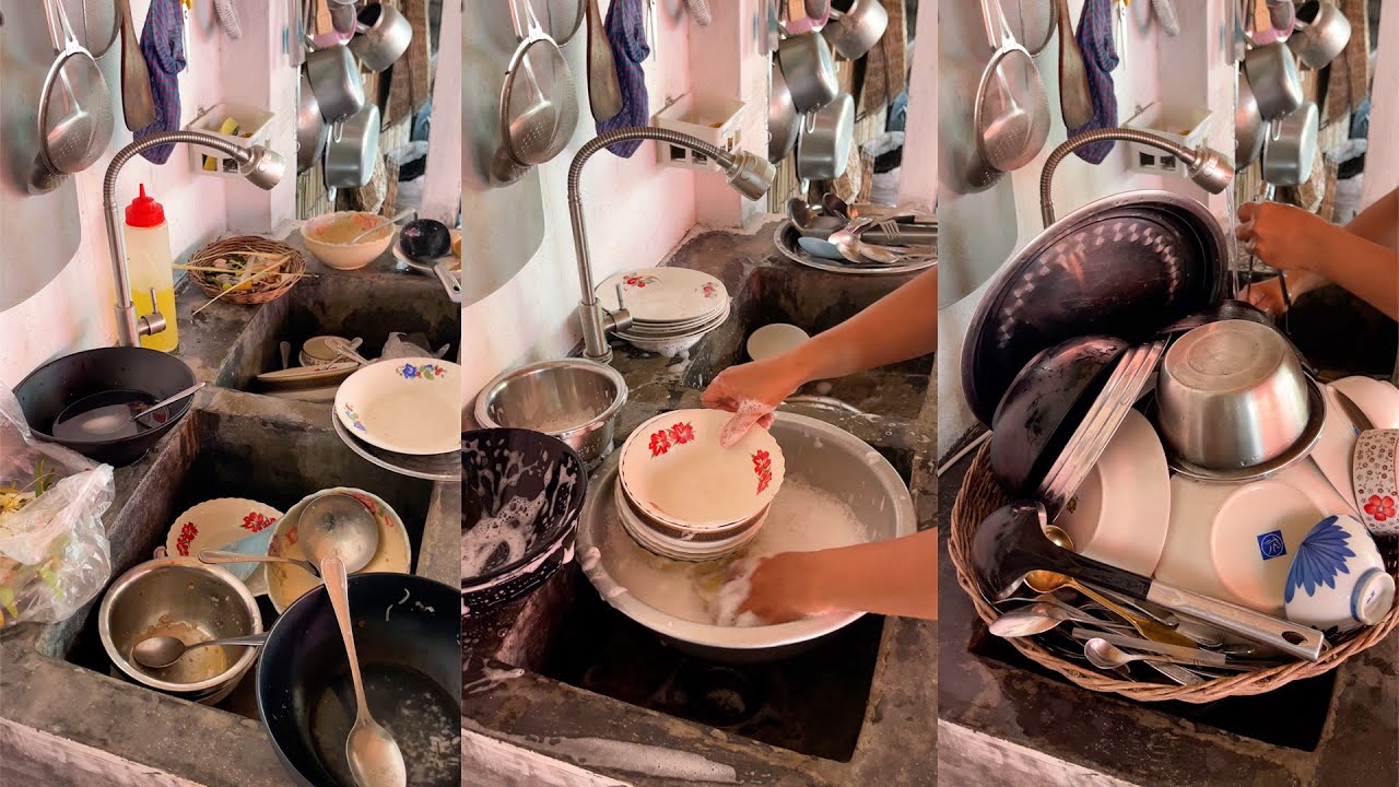 Relaxing Dishwashing Water And Bubbles Soounds