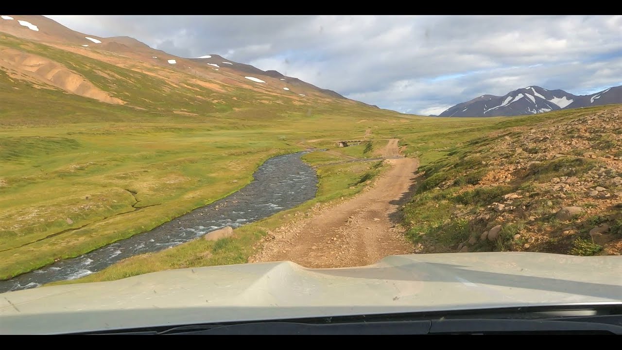 F839 Leirdalsheiðarvegur + river crossings, F-roads Iceland 4K (full drive) — Leirdalsheiðarvegur — video poster