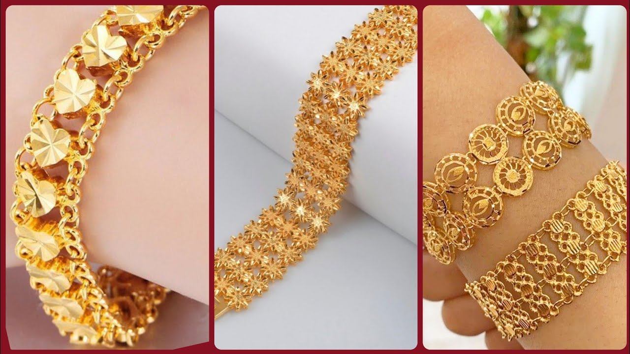 22K Gold Bracelet for Women with Cz - 235-GBR2818 in 16.650 Grams