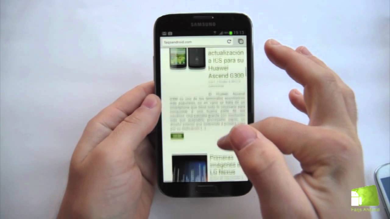 Análisis del Samsung Galaxy Note 2: Review en español (24 minutos) | FAQsAndroid.com