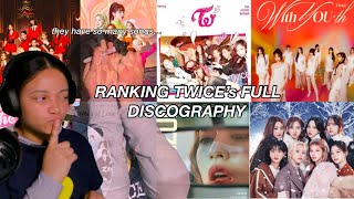 RANKING ALL TWICE SONGS FROM 1-10 || they have SO MANY Songs...