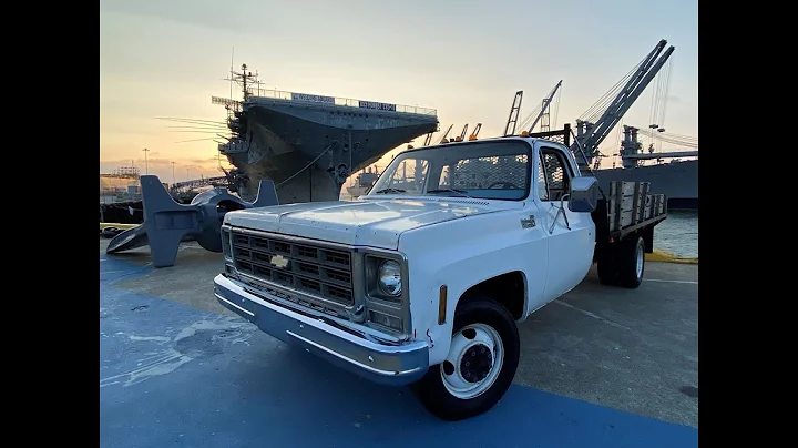 1979 Chevy C30 Dually Custom Deluxe flatbed Walkaround