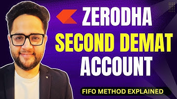 How to open a secondary Demat account in Zerodha ?