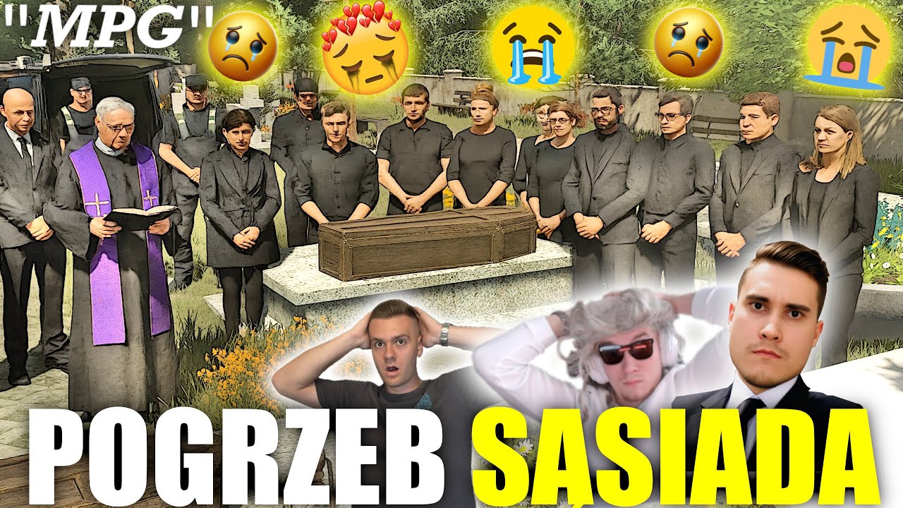 POGRZEB SĄSIADA 😥 TO CIĘŻKIE CHWILE... 😭 BÓJKA Z KSIĘDZEM O DZIAŁKĘ  😱 🔵 