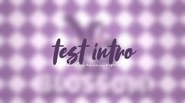 test intro (read desc 💗)