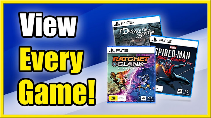 How to View All Games on PS5 You've Purchased! (Easy Method)
