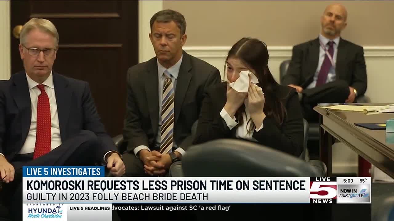 VIDEO: Woman sentenced in Folly Beach bride death asks for reduced ...