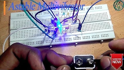 Make Dancing LEDs Using Astable Multivibrator.