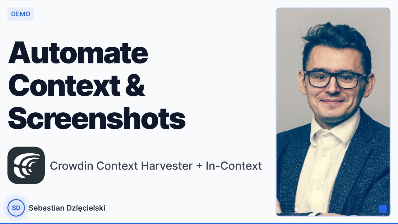 Crowdin: Automate Context & Screenshots for UI Localization - YouTube
