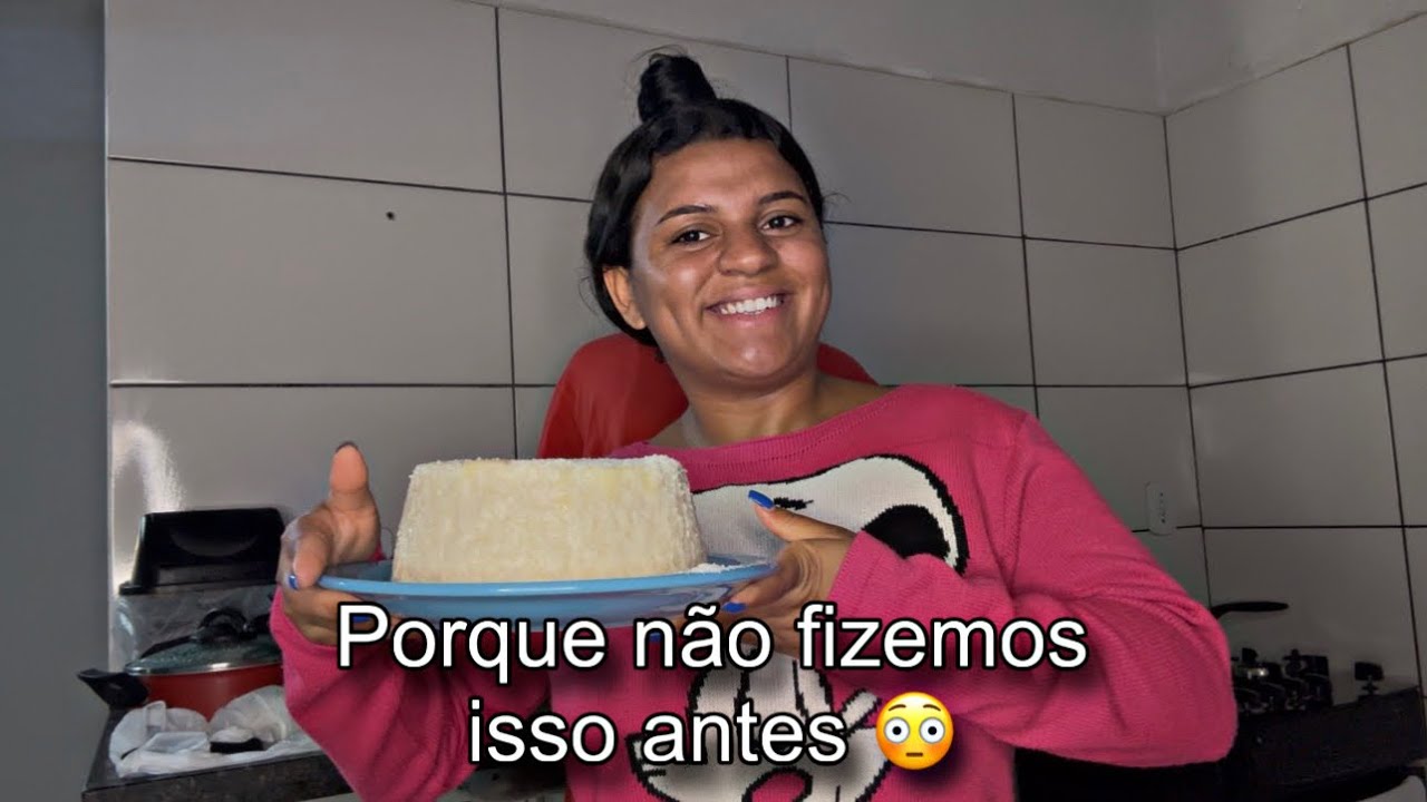 FIZEMOS UM BOLO DE TAPIOCA GELADO/ O RESULTADO FICOU INCRÍVEL 