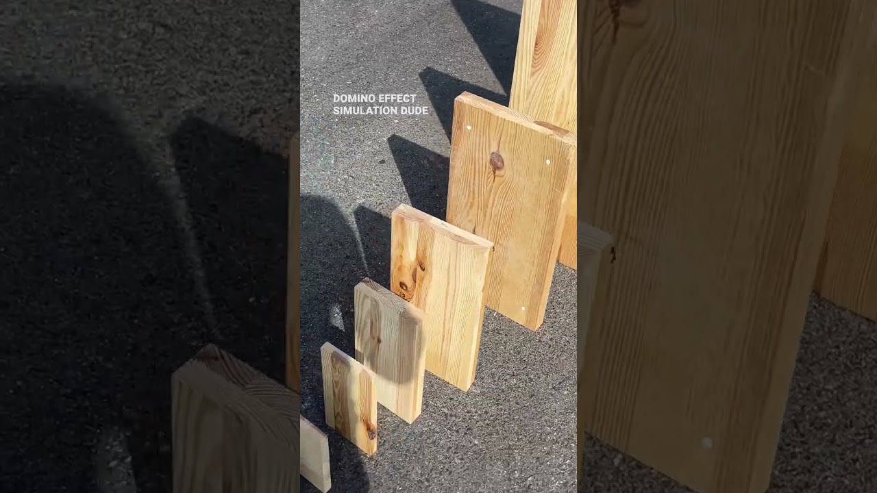 Domino effect Experiment 😁 V4