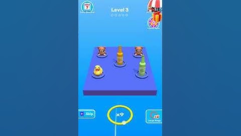 Lucky Toss 3D level 2 Gameplay Walkthrough Solution