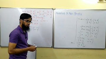 Matrix 2nd PUC | Addition | Subtraction | Multiplication