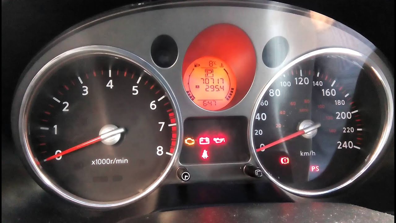 How To Reset Airbag Light In Sentra & X-Trail 2008 And Up - Youtube