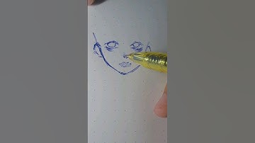 Thử vẽ bằng bút bi và kết quả ... #shorts