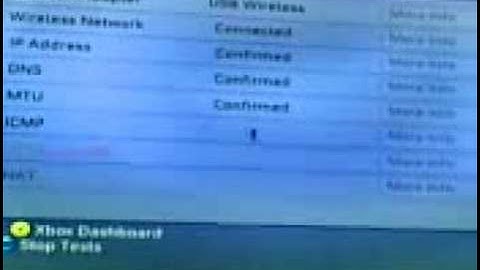 Xbox live wireless settings