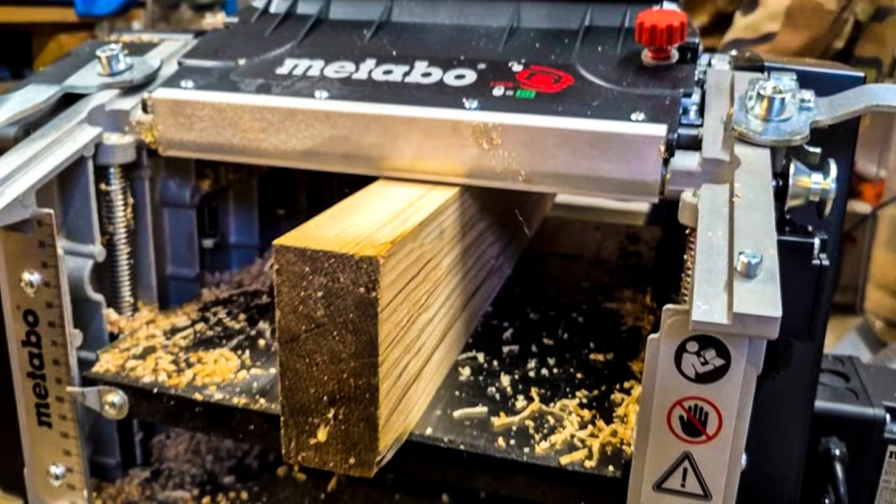 Metabo HC 260 C 2,2kw Planer, Abricht Dickenhobel, I did a few Tests.