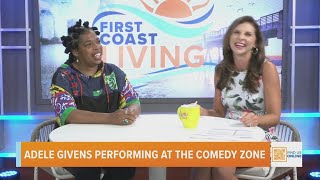 Adele Givens visits FCL before performance at TheComedy Zone