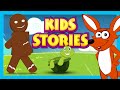 KIDS STORIES - THE GINGERBREAD MAN & MORE STORIES | KIDS STORIES IN ENGLISH | KIDS HUT