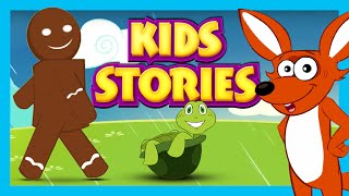 KIDS STORIES  THE GINGERBREAD MAN & MORE STORIES | KIDS STORIES IN ENGLISH | KIDS HUT