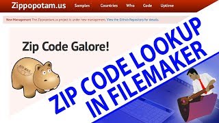 Zip Code Lookup with Zippopotamas-FileMaker Zip Code-FileMaker Pro Zip Code Training screenshot 5