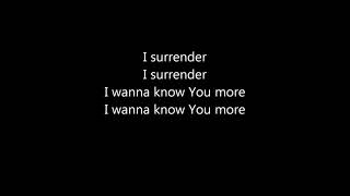 I Surrender (Hillsong) short version key of D piano melody lyrics