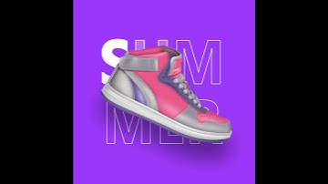 Motion Graphics Shoes Banner